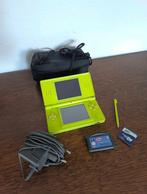 NINTENDO DS LITE VERT POMME AVEC JEUX, Zo goed als nieuw, Groen, DS Lite, Ophalen