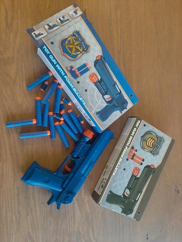 2 nerf pistolen, 1x gebruikt om te testen beschikbaar voor biedingen