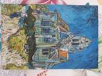 Peinture Van Ghog Église d Auvers sur Oise, Ophalen