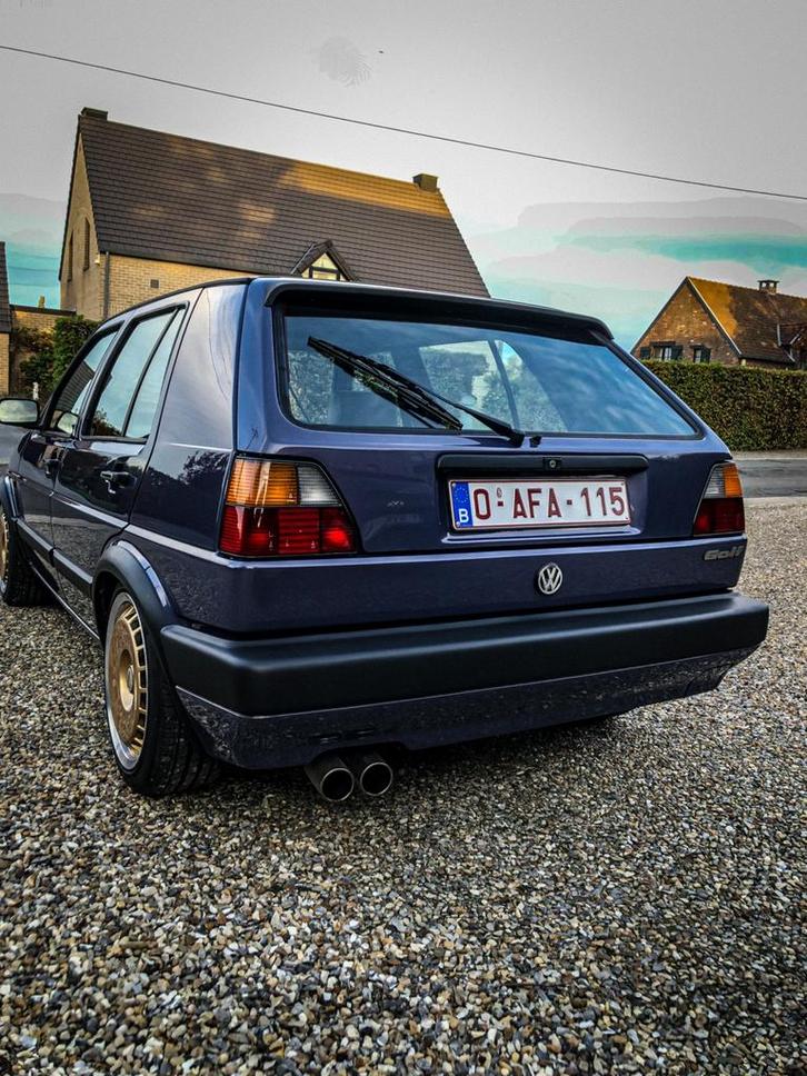 VW Golf 2, Auto's, Volkswagen, Particulier, Golf, Benzine, 5 deurs, Handgeschakeld, Overige kleuren, Grijs, Stof, Voorwielaandrijving