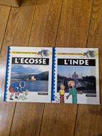 Lot de 2 livres les carnets de route de tintin, Livres, Guides touristiques, Utilisé, Enlèvement ou Envoi