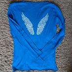 Pull bleu de majorelle avec ailes d'ange TU/T40, Taille 38/40 (M), Bleu, Porté, Enlèvement ou Envoi