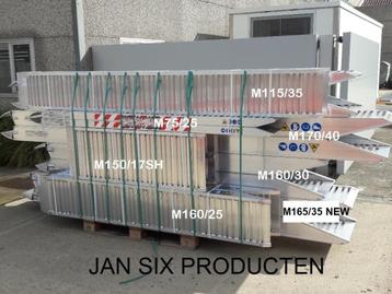 Alu. oprijplaten 3500 x 460 cap 8430 kg / paar type 160/35  beschikbaar voor biedingen