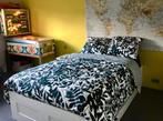 Bed met 4 laden + mantras en topper 140x200, Huis en Inrichting, Slaapkamer | Bedden, Ophalen, Gebruikt, Wit, 140 cm