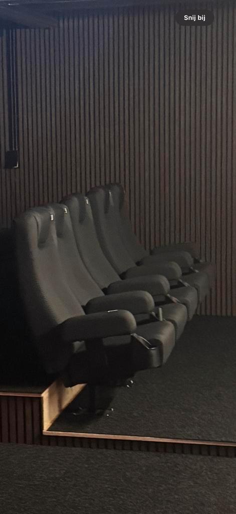 Zo goed als nieuwe cinema zetels, Huis en Inrichting, Zetels | Zetels, Zo goed als nieuw, Ophalen