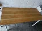 IKEA bamboe bureau 140x65 cm, Huis en Inrichting, Bureaus, Ophalen, Zo goed als nieuw, Bureau