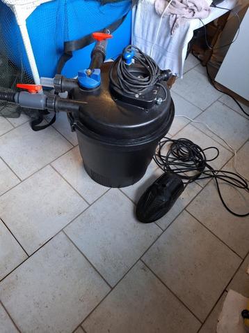 drukfilter met pomp, Enlèvement, Utilisé, Filtre de bassin