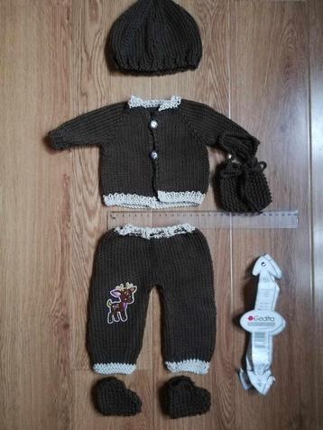 Poppenset voor de grotere pop, 5-delig, katoen, nieuw! beschikbaar voor biedingen
