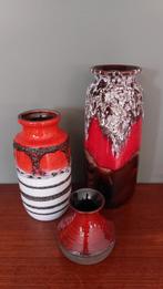 Set van 3 vintage keramiek vazen. West-Germany & Holbæk, Antiek en Kunst, Ophalen