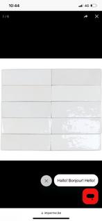 Wandtegels impermo safi white 1 doos (85 tegels, 0,71m2), Bricolage & Construction, Dalles & Carrelages, Enlèvement, Moins de 5 m²