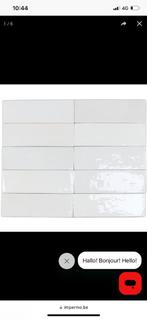 Wandtegels impermo safi white 1 doos (85 tegels, 0,71m2), Bricolage & Construction, Enlèvement, Moins de 5 m², Neuf, Carrelage mural
