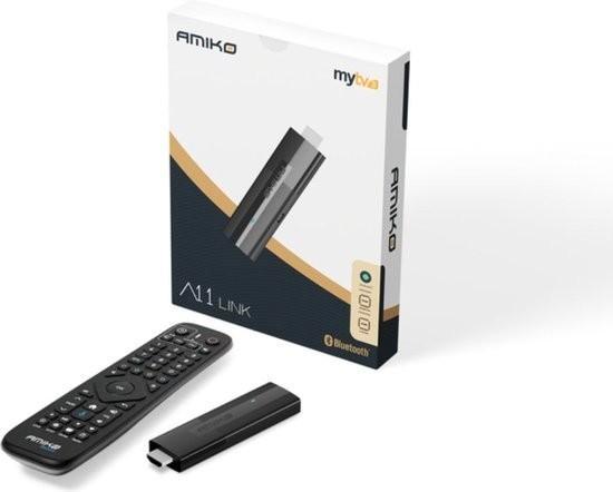 Amiko A11 LINK TV Stick 4K UHD, Audio, Tv en Foto, Overige Audio, Tv en Foto, Nieuw, Ophalen of Verzenden