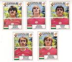 Panini/Espana 82/Hongrie/5 autocollants, Collections, Articles de Sport & Football, Comme neuf, Affiche, Image ou Autocollant