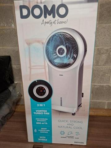 Aircooler met diepvriesblokjes inbegrepen beschikbaar voor biedingen