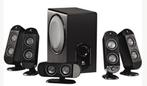 Logitech X-530 5.1 luidsprekersysteem, Computers en Software, Pc speakers, Ophalen of Verzenden, Gebruikt, Audiokanaal 5.1, Logitech