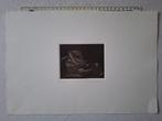 Verfijnde mezzotint Gerde Ebert "Oude laars", Ophalen of Verzenden