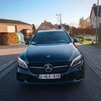 Mercedes C300DE T 9G-TRONIC AMG Line | HYBRIDE-DIE, Auto's, Automaat, 4 cilinders, Leder en Stof, Zwart