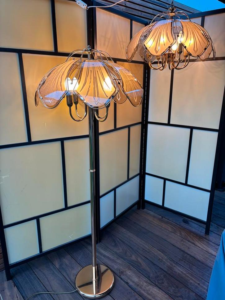 Hollywood regency verlichting, Huis en Inrichting, Lampen | Vloerlampen, Zo goed als nieuw, Ophalen
