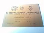 kaart 40 jaar bevrijding tessenderlo 1984