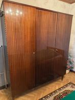 Retro kleerkast en 1persoonsbed, Huis en Inrichting, Slaapkamer | Complete slaapkamers, Ophalen, Gebruikt, Eenpersoons, Retro / vintage
