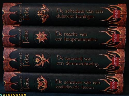 De Slangenoorlog - Raymond E Feist - Mynx - 4x - Hardcover, Boeken, Fantasy, Gelezen, Ophalen of Verzenden