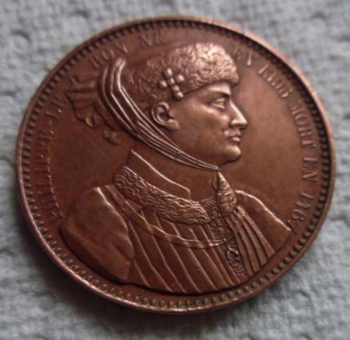 Penning Filips de Goede 1396 - 1467., Postzegels en Munten, Penningen en Medailles, Overige materialen, Verzenden