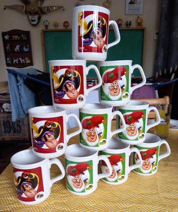 Piet Piraat & Kabouter Plop Quick  Koffie Mok 10 stuks beschikbaar voor biedingen