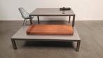 Karma Design RVS geborsteld Dutch Design salontafel / bank, Ophalen, Gebruikt