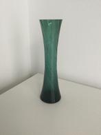 Soliflore in groen glas met „reliëf”, Antiek en Kunst, Ophalen