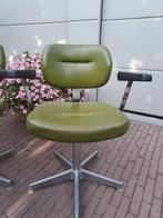 2 Groene stoelen, Huis en Inrichting, Stoelen, Ophalen, Gebruikt