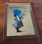 Vintage Holly Hobbie spiegel, Antiek en Kunst, Ophalen of Verzenden, Rechthoekig