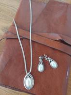 925 Zilveren ketting + oorbellen!!, Ophalen of Verzenden