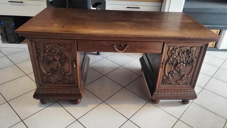 Antiek Frans bureau – Renaissance Revival, ca. 1880–1920, Huis en Inrichting, Bureaus, Gebruikt, Bureau, Ophalen