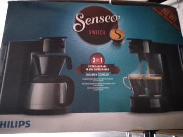 PHILIPS  MACHINE A CAFE 2 EN 1  SENSEO SWITCH Hd6592/05   beschikbaar voor biedingen