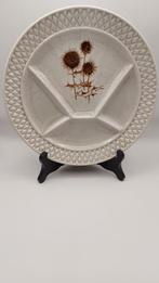 6 assiettes vintage à compartiments Sarreguemines France, Enlèvement ou Envoi