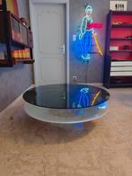Vintage UFO Salontafel jaren '70 - Plexiglas & Rookglas, Enlèvement