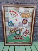 authentiek houten pubbord Casino Games - poker - black Jack, Ophalen of Verzenden