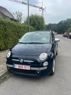 Fiat 500, Auto's, Fiat, Cabriolet, Blauw, Leder, Bruin