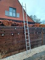 Ladder solide alu 14tr 3.75 lang naar zolder kelder gaan p30, Doe-het-zelf en Bouw, Ladders en Trappen, Ophalen, Ladder