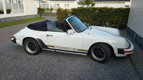 Porsche 911sc 1983 convertible, Auto's, Oldtimers, Particulier, Open dak, Porsche, Cabriolet, Wit, Overige kleuren, Leder en Stof