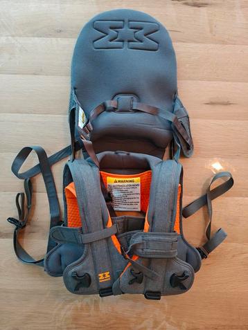 MiniMeis schouderdrager - beige/oranje - tot 18kg beschikbaar voor biedingen