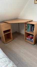 Hoek bureau met opbergplaats, Huis en Inrichting, Bureaus, Ophalen, Zo goed als nieuw, Bureau