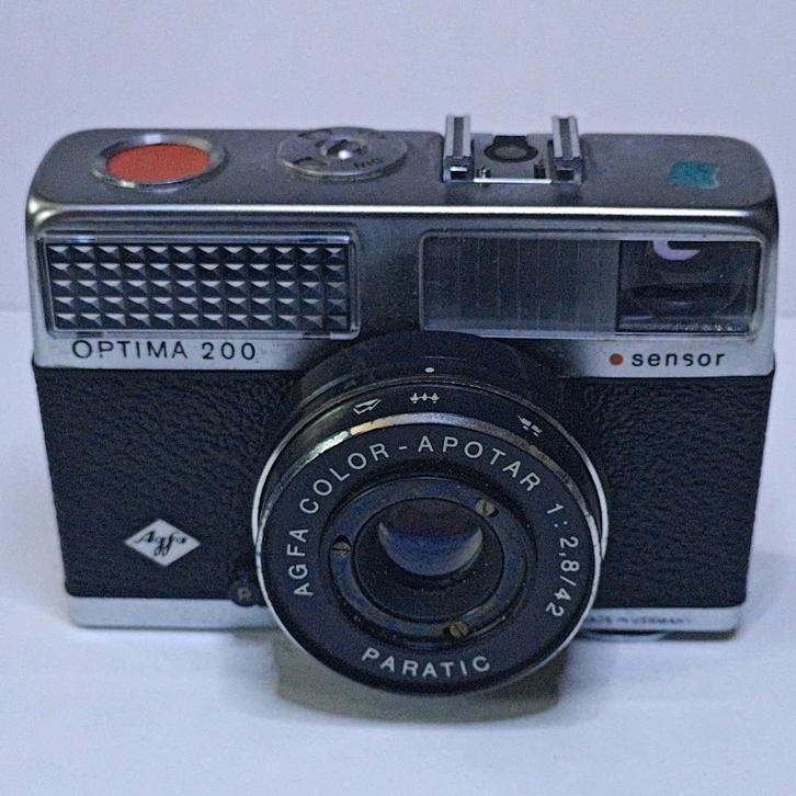 Agfa Optima 200-sensor (1968), Audio, Tv en Foto, Fotocamera's Analoog, Gebruikt, Ophalen of Verzenden