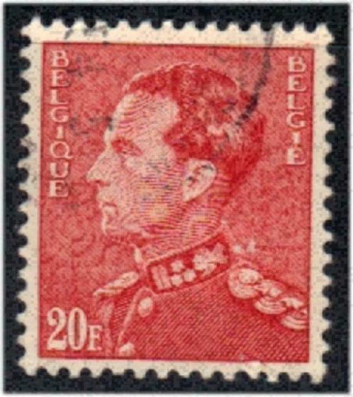 Belgie 1936 - Yvert 435 /OBP 435a - Leopold III - Poort (ST), Timbres & Monnaies, Timbres | Europe | Belgique, Affranchi, Maison royale