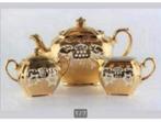 Service à thé 3 pièces Sadler Gold Lustre 1950 Rare théière, Enlèvement ou Envoi