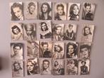 lot 60 filmsterren Belgian Chewing Gum groot 7x5, Verzamelen, Verzenden, Zo goed als nieuw, 1940 tot 1960, Prent