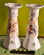 2 porselein vintage kandelaars, Antiek en Kunst, Ophalen of Verzenden