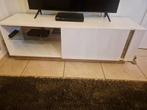 Tv kast, Huis en Inrichting, Kasten |Televisiemeubels, Ophalen, Kunststof, 100 tot 150 cm, Zo goed als nieuw