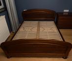 Lit et sommier à lattes, Enlèvement, Comme neuf, Bois