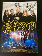 Saxon handtekeningen, gesigneerde foto, Ophalen of Verzenden, Foto of Kaart, Gesigneerd